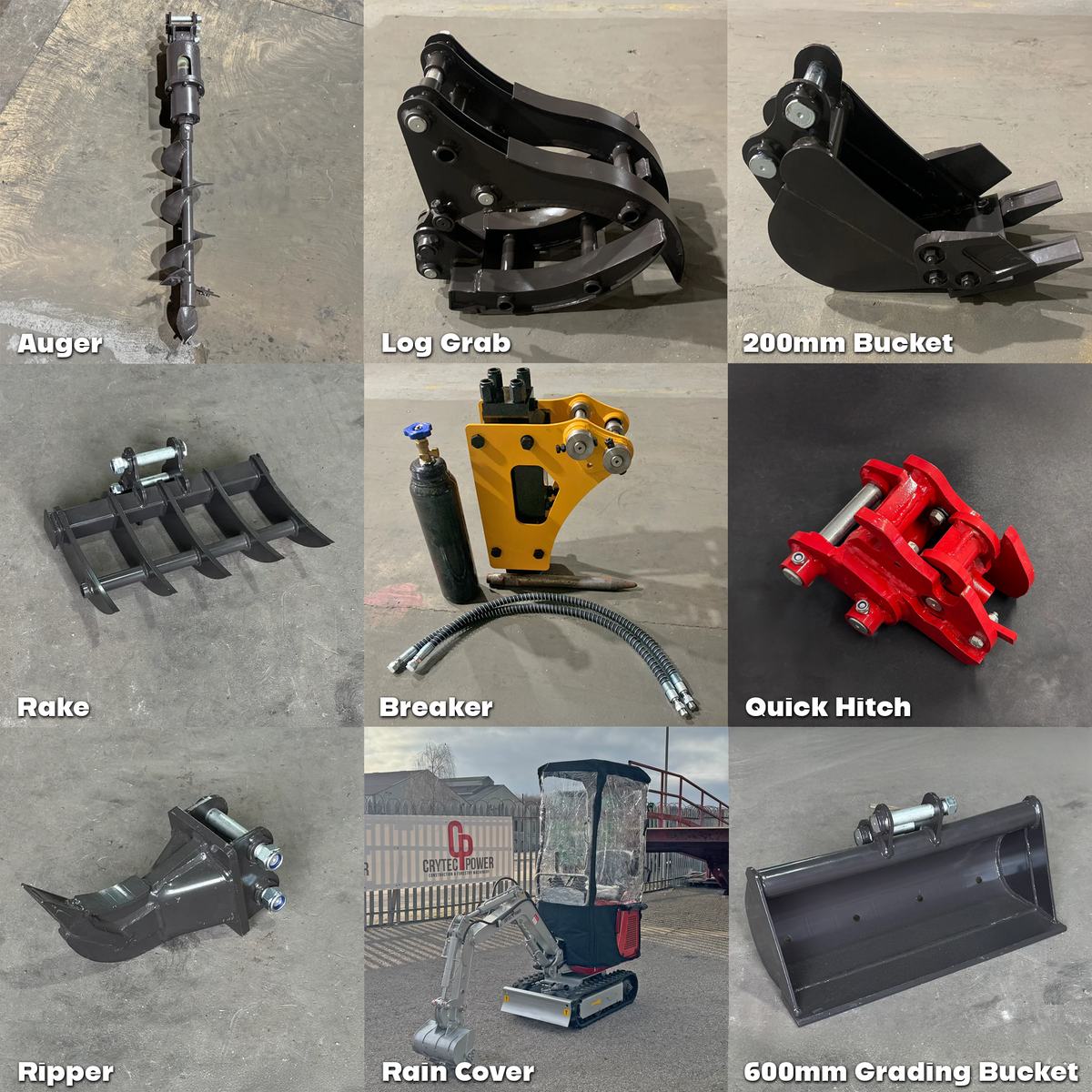 CREX6-M Petrol 600kg Micro / Mini Excavator Digger Loncin Engine