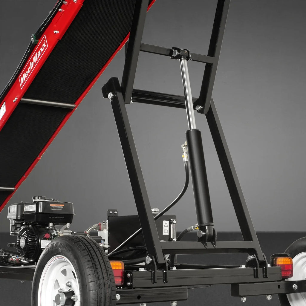 Firewood Conveyor,  7HP 212cc Gasoline Powered Max. 124" Lift Height,  236'' Length,  16" Width,  HC2016