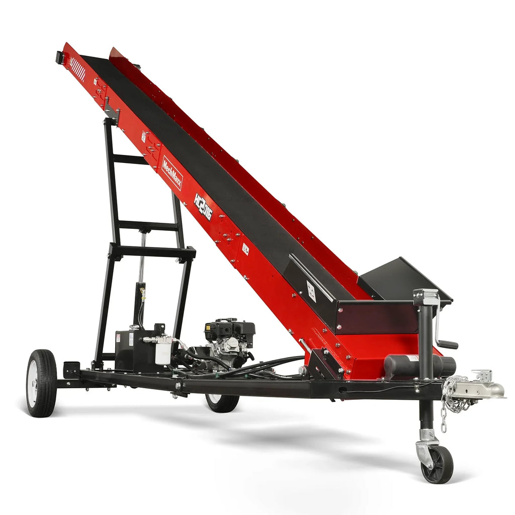 34 Ton Kinetic Log Splitter & Firewood Conveyor Bundle, KT34 & HC2016