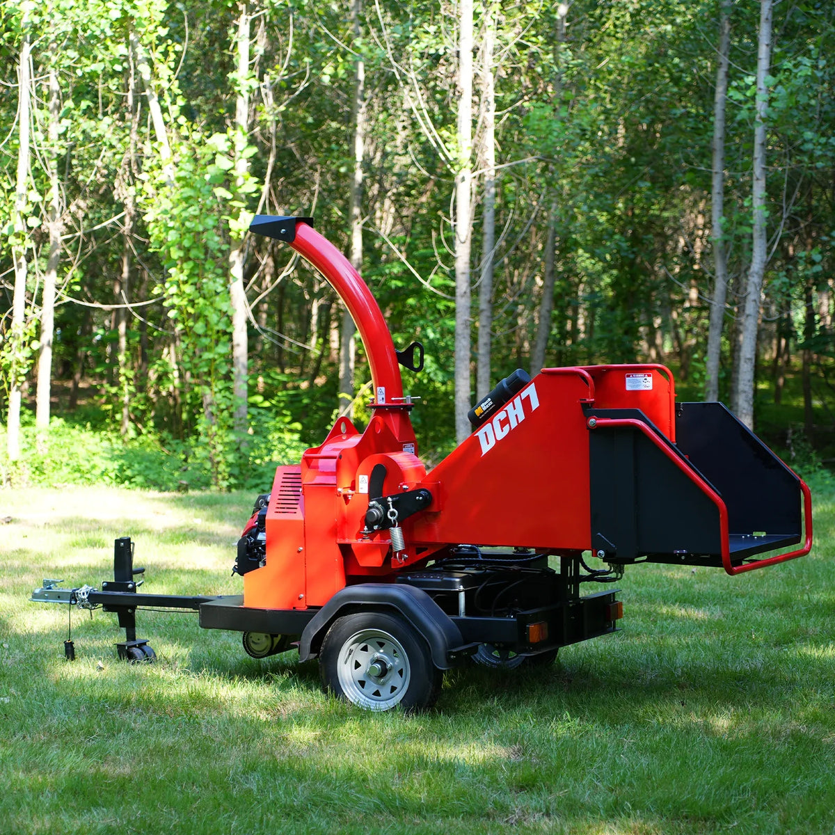 HONDA GX690 22HP 688cc Twin Cylinder Gasoline Engine Powered 7" Hydraulic Feeding Commerical Wood Chipper,  DCH7