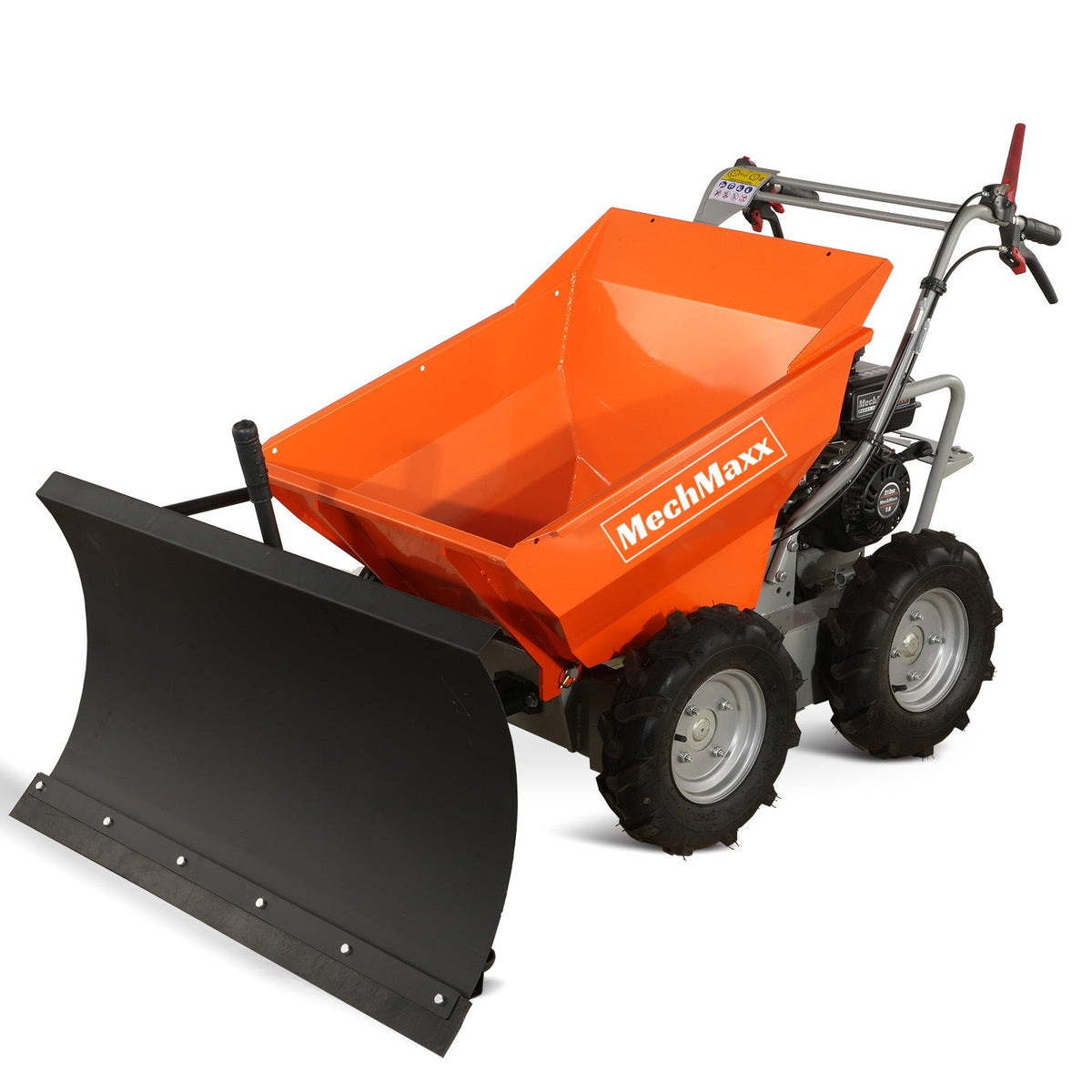 660lbs Capacity 7HP Gas Powered Wheelbarrow Cart with Snow Shovel , T30
