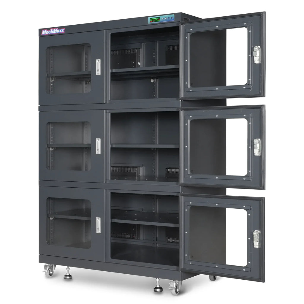1-10% RH Electronic Dry Cabinet 1430L ESD Desiccator Cabinet Ultra-Low Humidity Storage,  EDC1430C-6