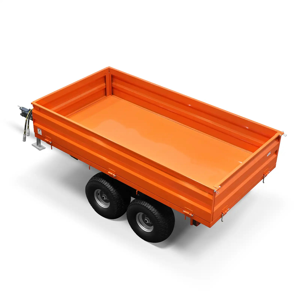 3-Point PTO Stump Grinder & 2-Ton Heavy-Duty Dump Trailer Bundle, SG24 & DT4X8