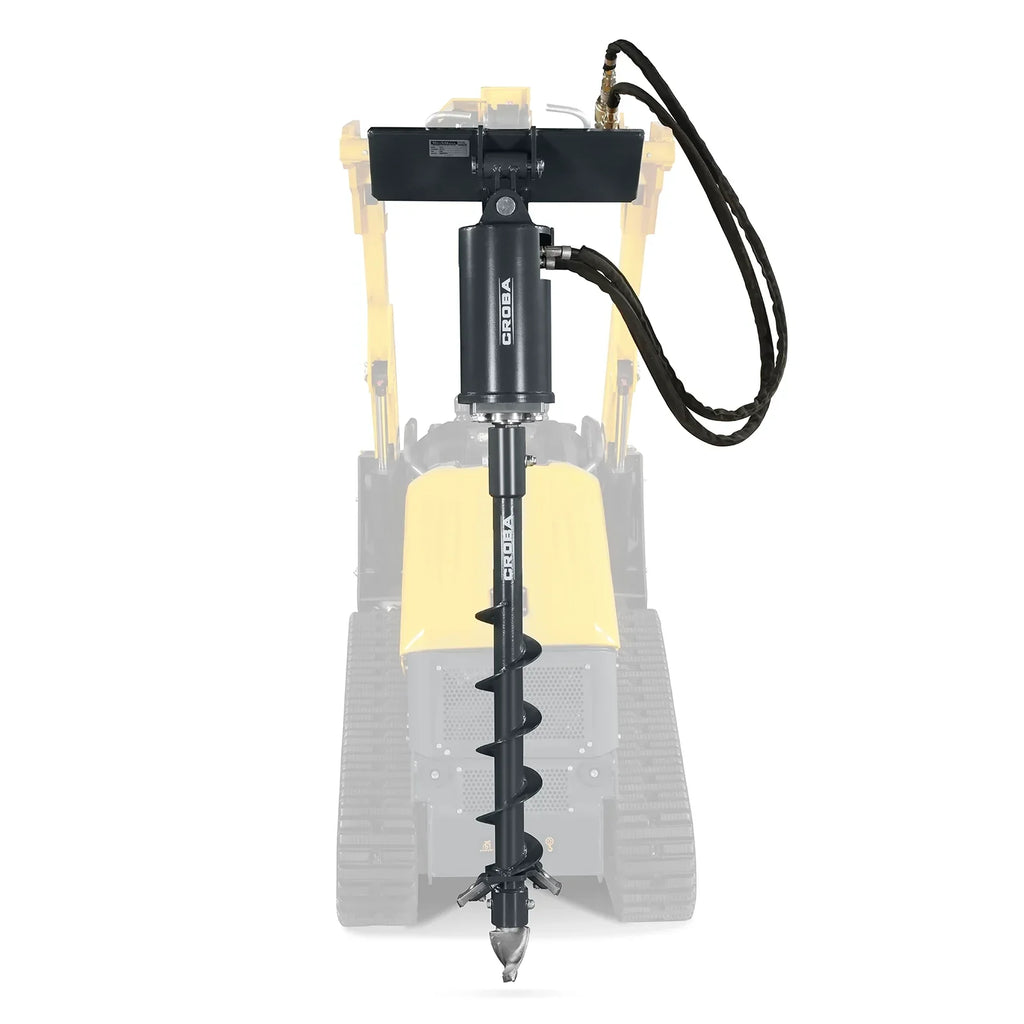 Mini Skid Steer Drive Auger with 6" ,  9" ,  12" Dia. Auger Bits