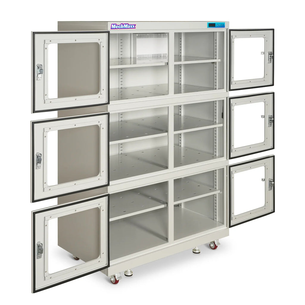 20-60% RH Electronic Dry Cabinet 1430L ESD Desiccator Cabinet Low Humidity Storage,  White,  EDC1430AW-6