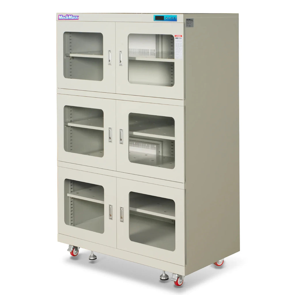 1-10% RH Electronic Dry Cabinet 1430L ESD Desiccator Cabinet Ultra-Low Humidity Storage,  White,  EDC1430CW-6