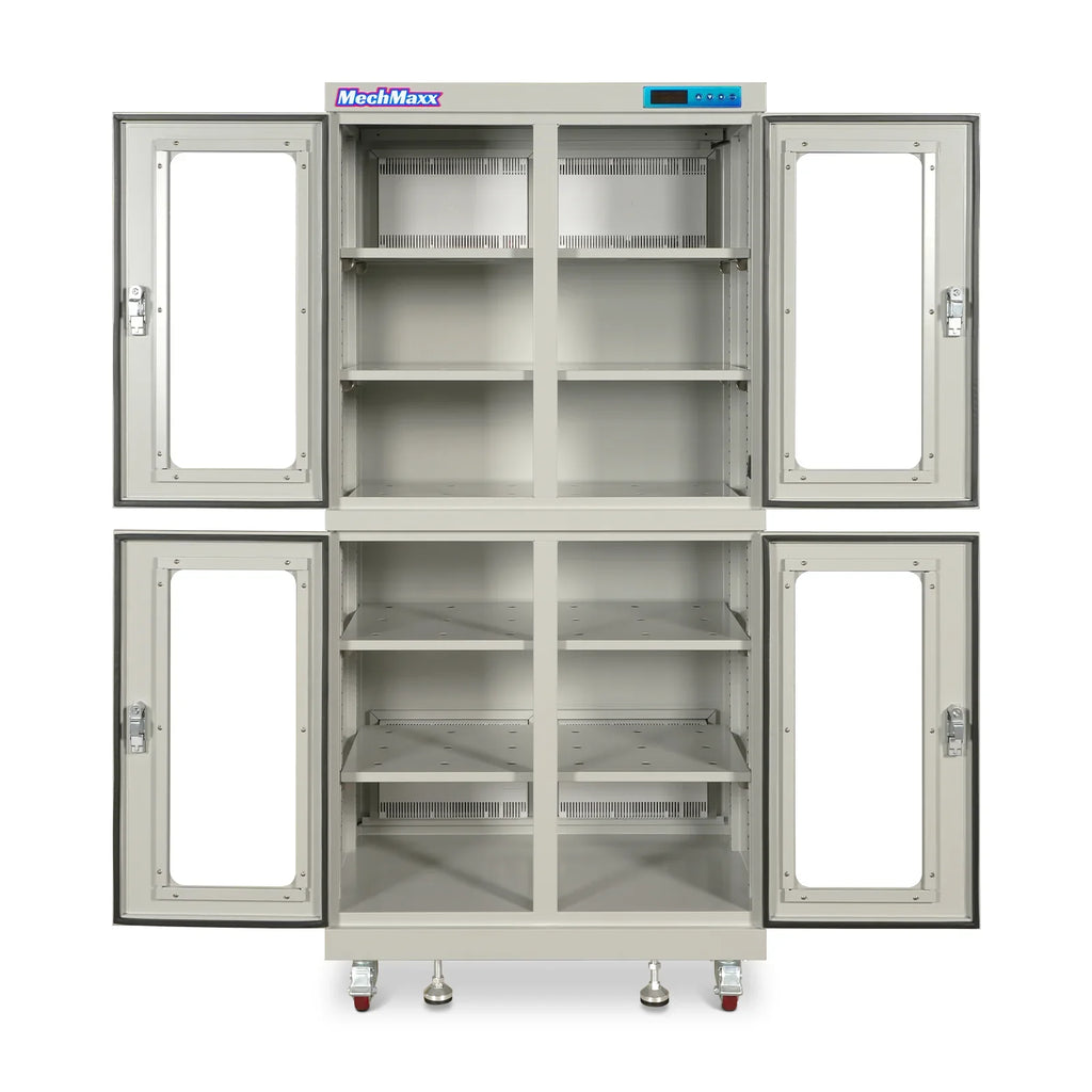 1-10% RH Electronic Dry Cabinet 880L ESD Desiccator Cabinet Ultra-Low Humidity Storage,  White,  EDC880CW