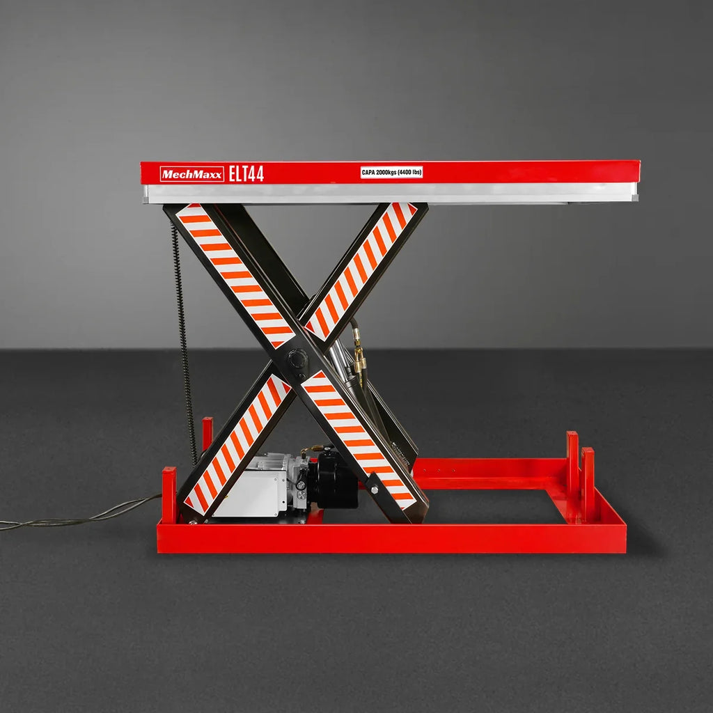 4400lbs Capacity Stationary Powered Hydraulic Lift Table,  51.2" x 33.5" Platform,  41.3" Lift Height,  UL Certified Motor,  ELT44