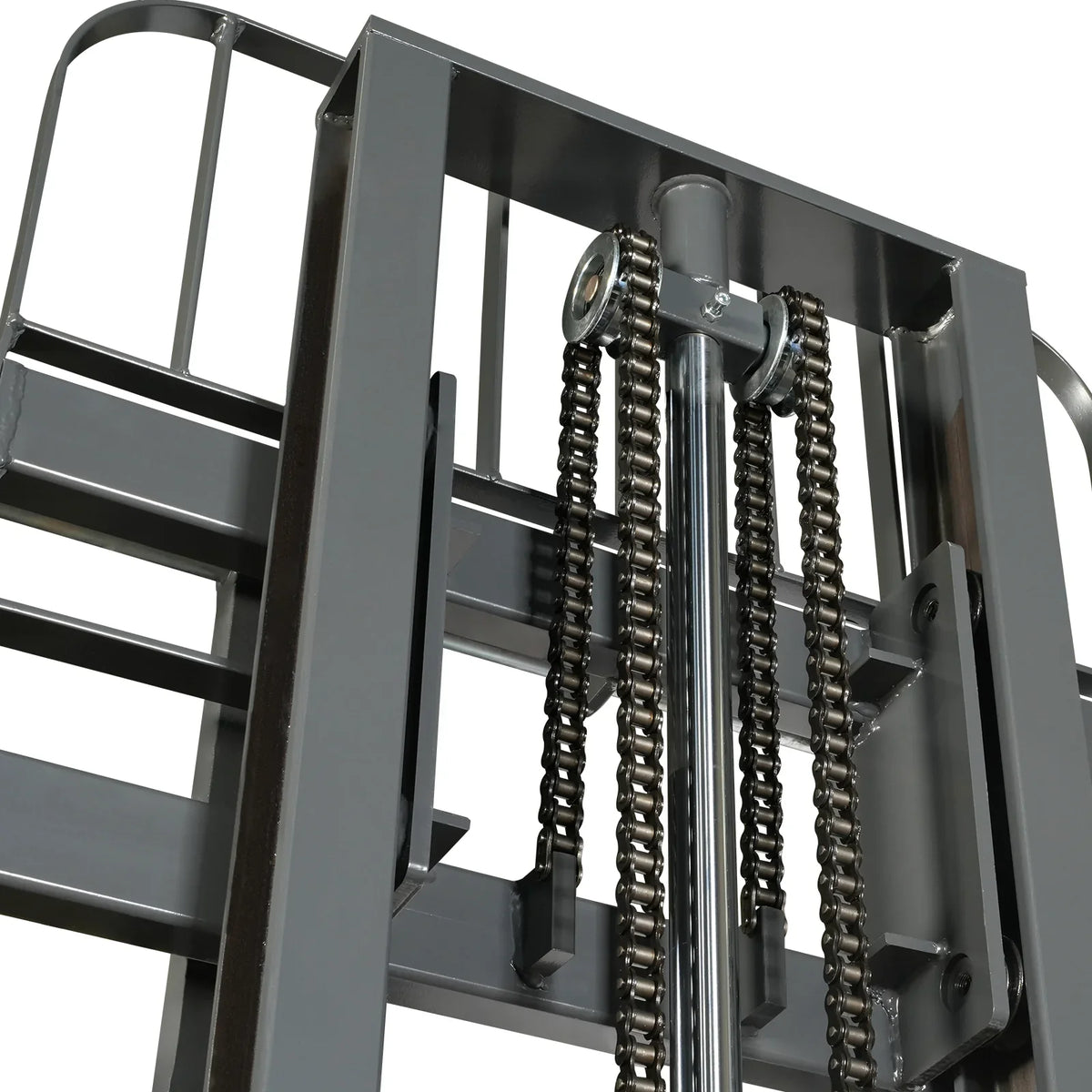 2640lbs Lithium-ion Electric Straddle Stacker,  138" Lift,  Adjustable Legs & Forks,  F26-138S