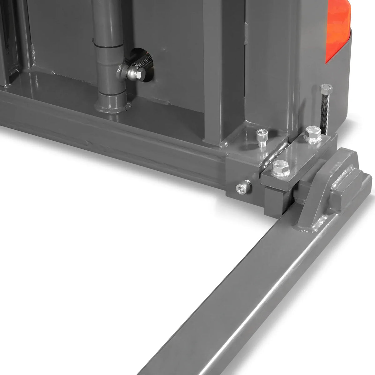2640lbs Electric Straddle Stacker,  98" Lift,  Adjustable Legs & Forks,  F26-98SLA