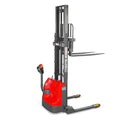 2640lbs Electric Straddle Stacker, 138" Lift,  Adjustable Legs & Forks,  F26-138SLA