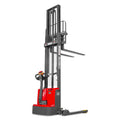 3300lbs Lithium-ion Electric Straddle Stacker,  138" Lift,  Adjustable Legs & Forks,  F33-138S