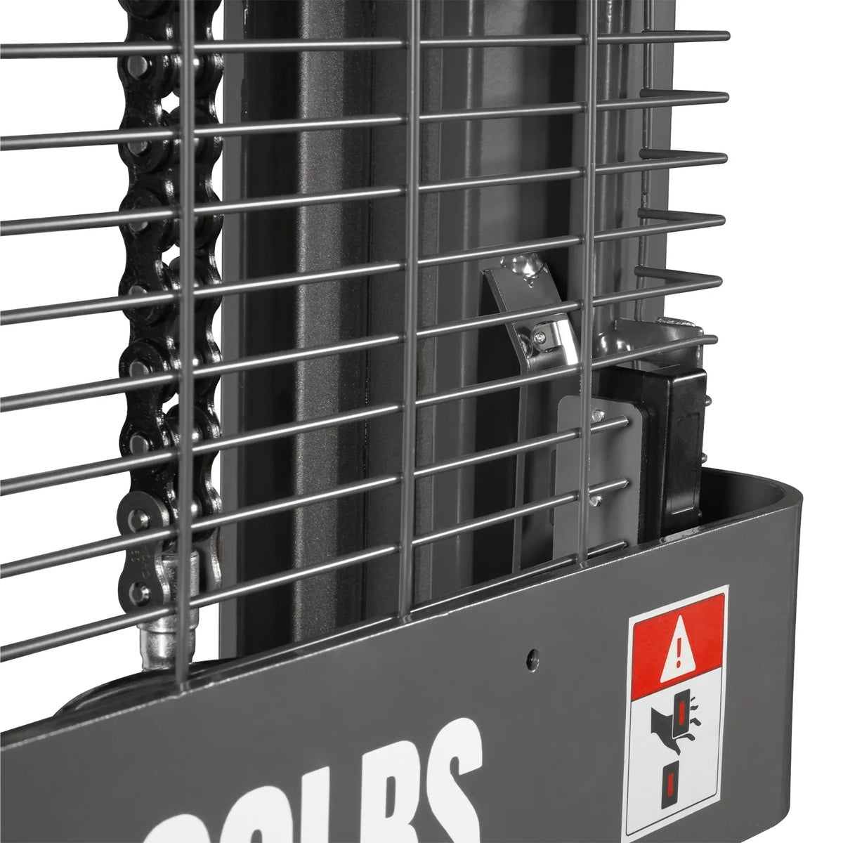 3300lbs Lithium-ion Electric Straddle Stacker,  98" Lift,  Adjustable Legs & Forks,  F33-98S