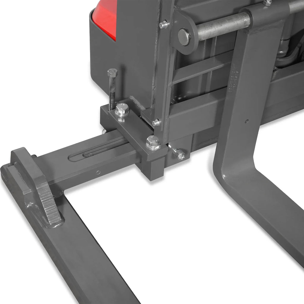 3300lbs Electric Straddle Stacker,  138" Lift,  Adjustable Legs & Forks,  F33-138SLA