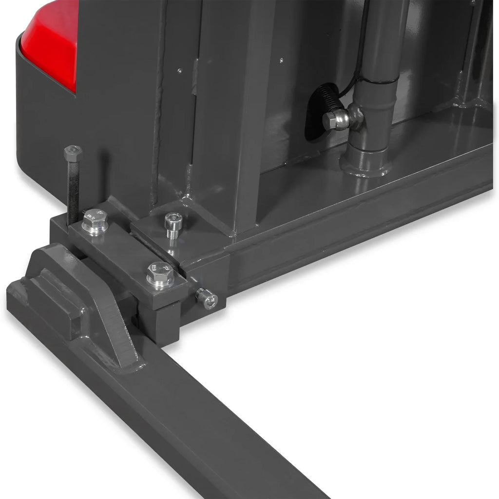 3300lbs Electric Straddle Stacker,  118" Lift,  Adjustable Legs & Forks,  F33-118SLA