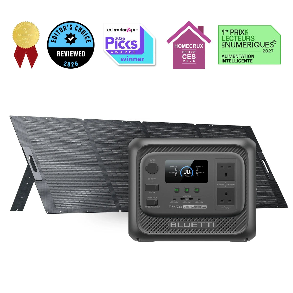 Elite 300 + 350W | 3,014.4 Wh Capacity | 350 W Solar Panel