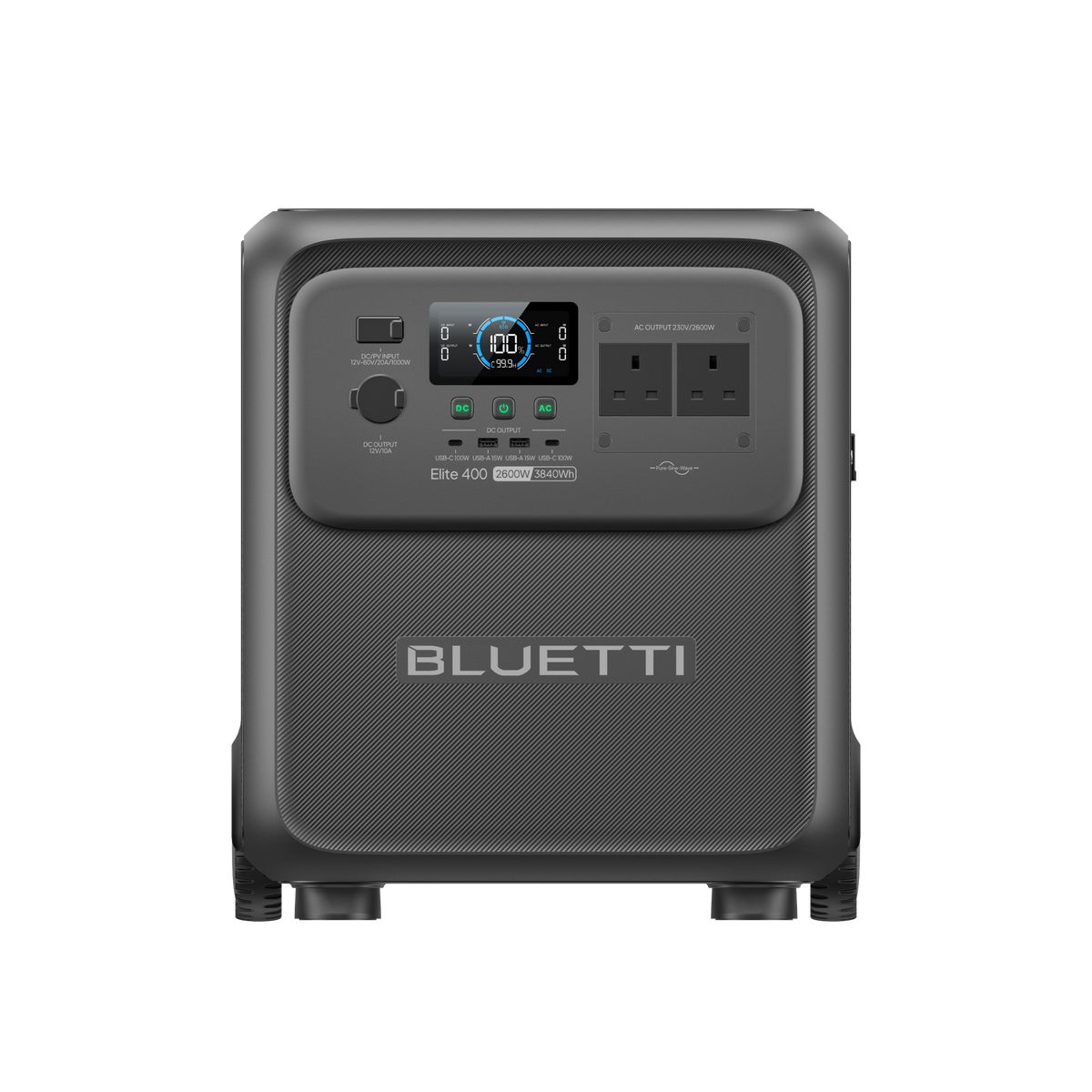 BLUETTI Elite 400 Portable Power Station | 2,600 W, 3,840 Wh