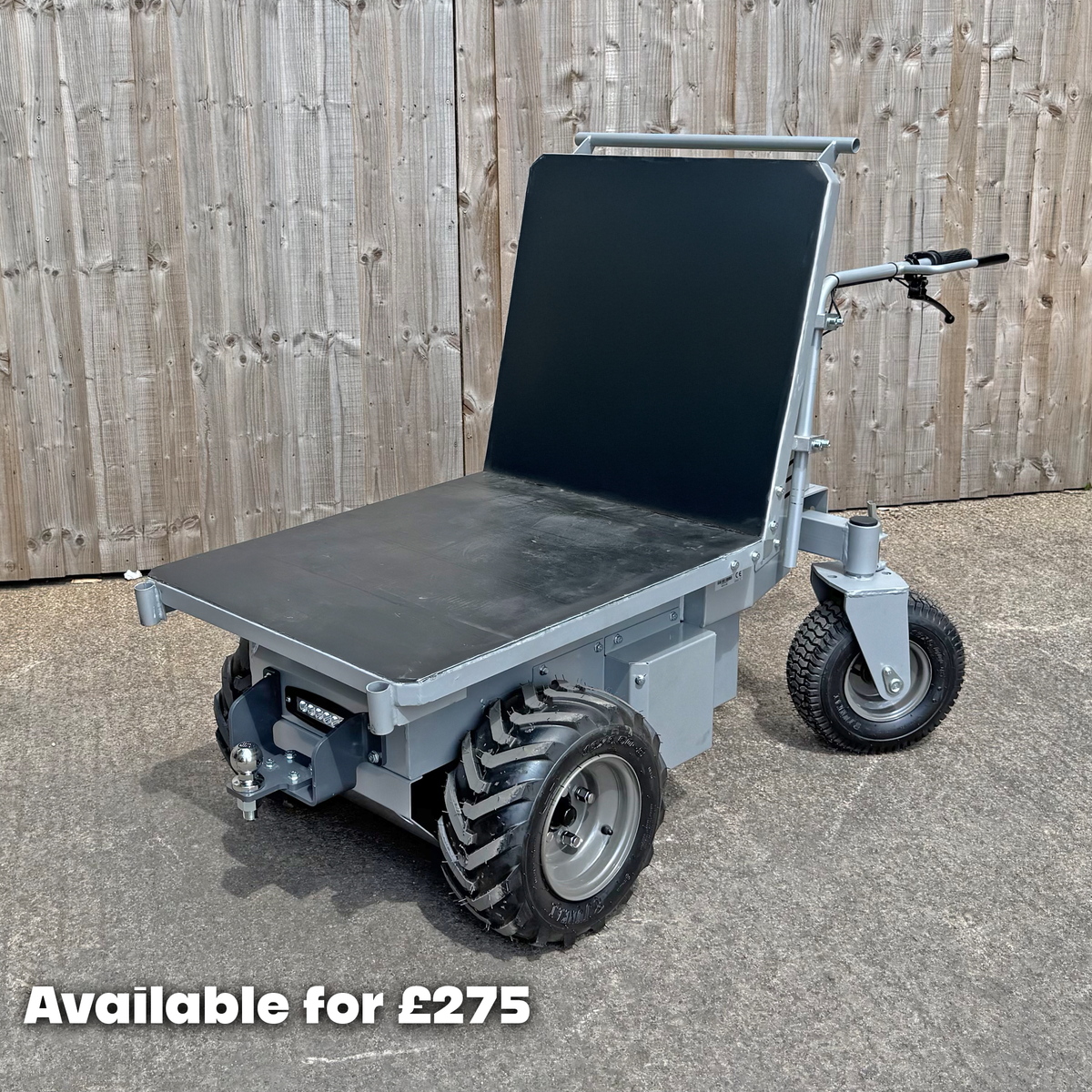 CRD50-E | Fully Electric | 500kg | Hydraulic Tip | Power Barrow
