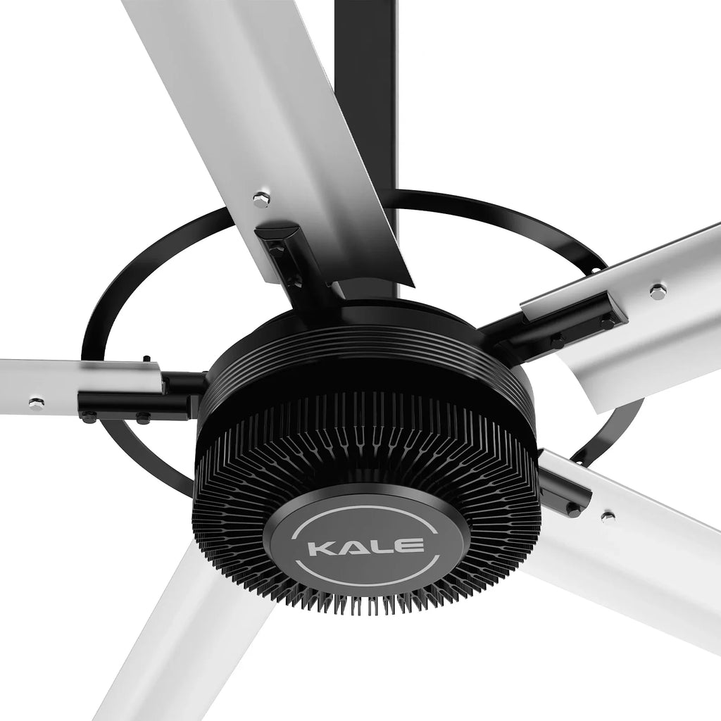 24FT HVLS Industrial Ceiling Fan 208-240V 3Ph - Energy Efficient Large Area Air Circulation for Fan Warehouses & Factories,  24FT3PH