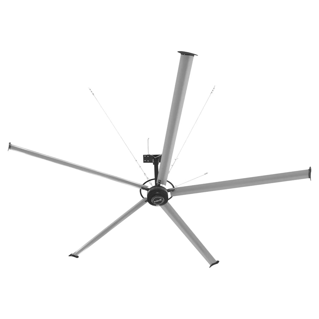 18FT HVLS Industrial Ceiling Fan 208-240V 1Ph - Energy Efficient Large Area Air Circulation for Fan Warehouses & Factories,  18FT1PH