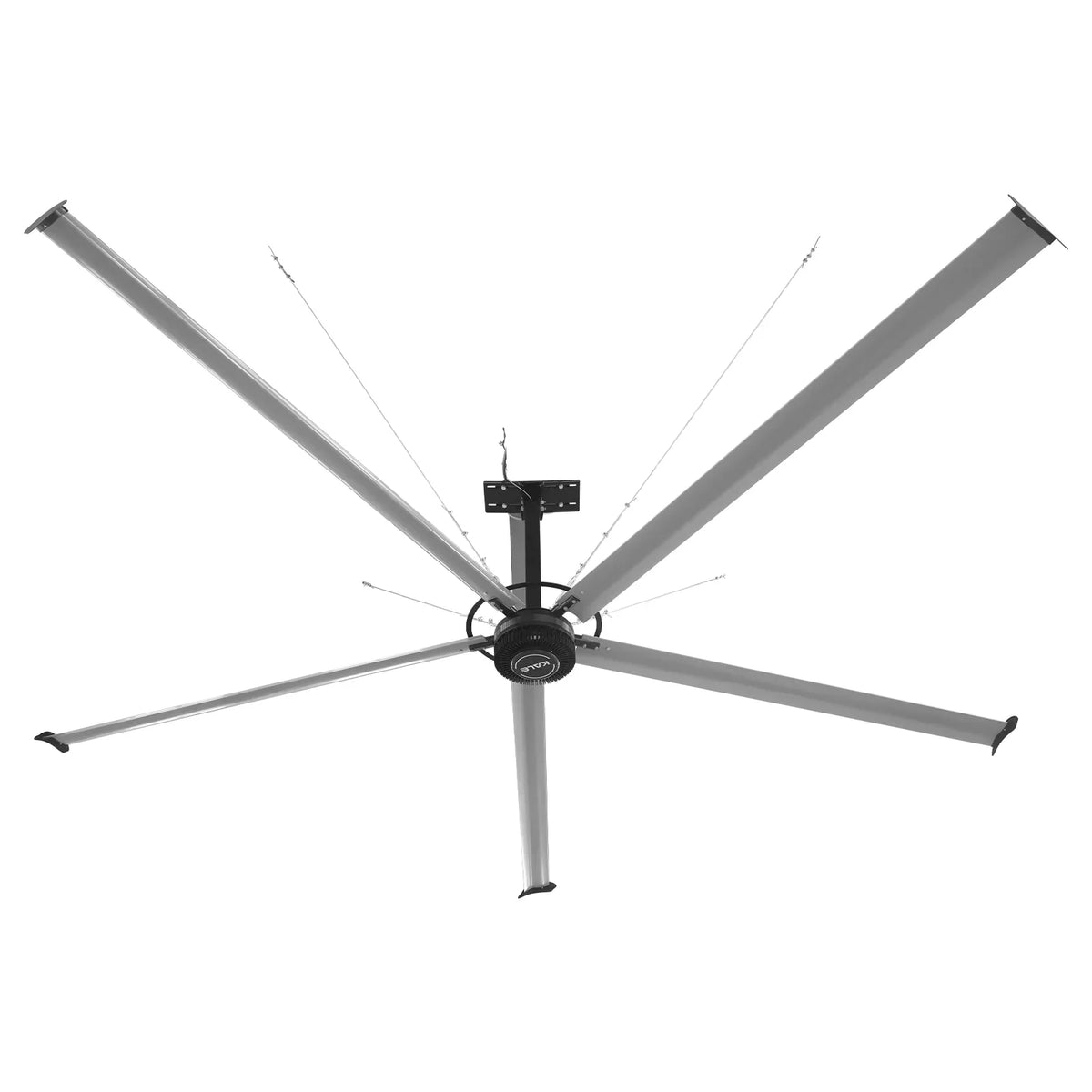 16FT HVLS Industrial Ceiling Fan 208-240V 3Ph - Energy Efficient Large Area Air Circulation for Fan Warehouses & Factories, 16FT3PH