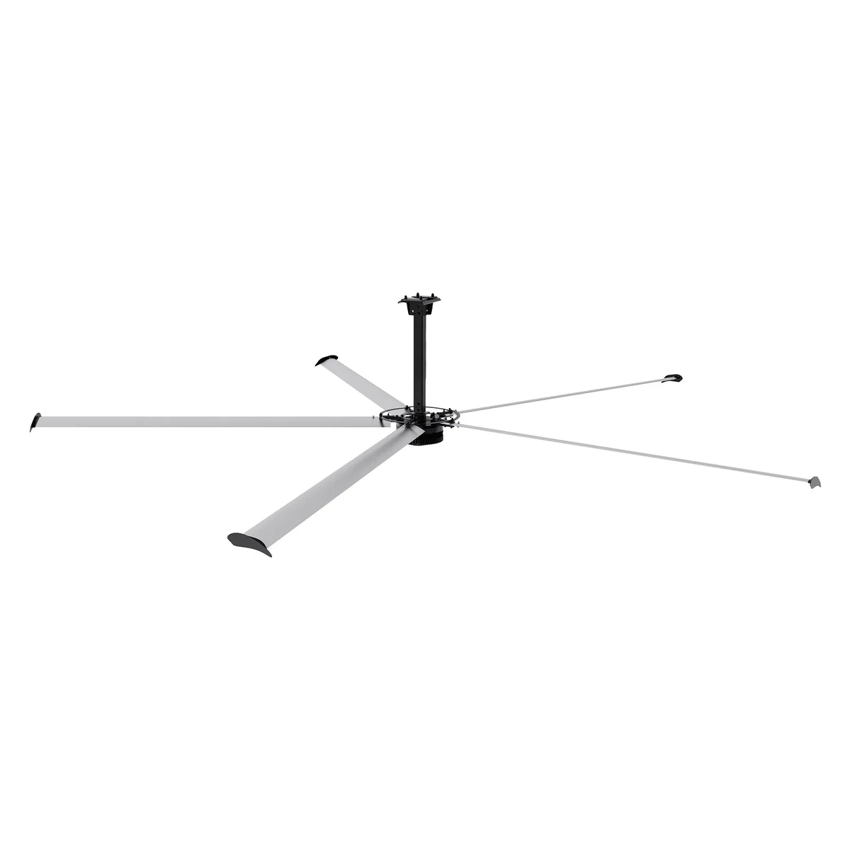 16FT HVLS Industrial Ceiling Fan 208-240V 3Ph - Energy Efficient Large Area Air Circulation for Fan Warehouses & Factories, 16FT3PH