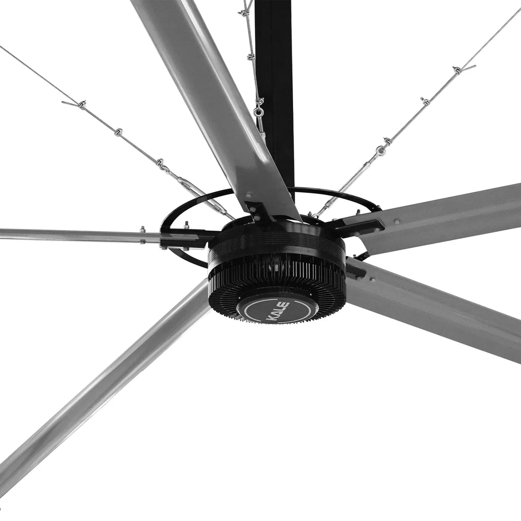 18FT HVLS Industrial Ceiling Fan 208-240V 3Ph - Energy Efficient Large Area Air Circulation for Fan Warehouses & Factories,  18FT3PH