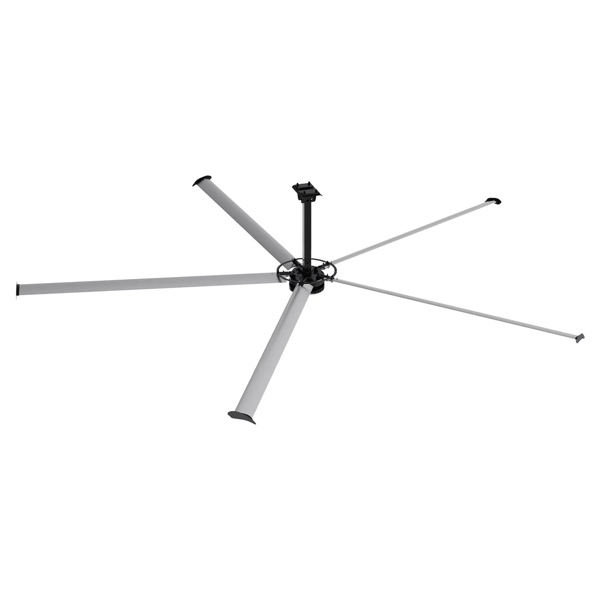 24FT HVLS Industrial Ceiling Fan 208-240V 3Ph - Energy Efficient Large Area Air Circulation for Fan Warehouses & Factories,  24FT3PH