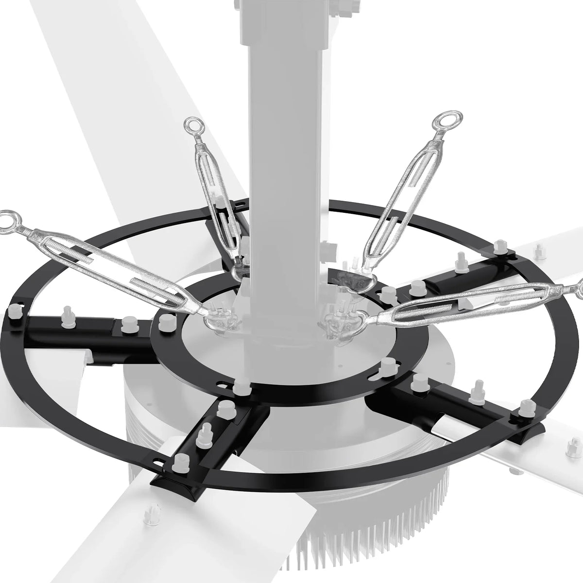 20FT HVLS Industrial Ceiling Fan 208-240V 1-Ph - Energy Efficient Large Area Air Circulation for Fan Warehouses & Factories,  20FT1PH