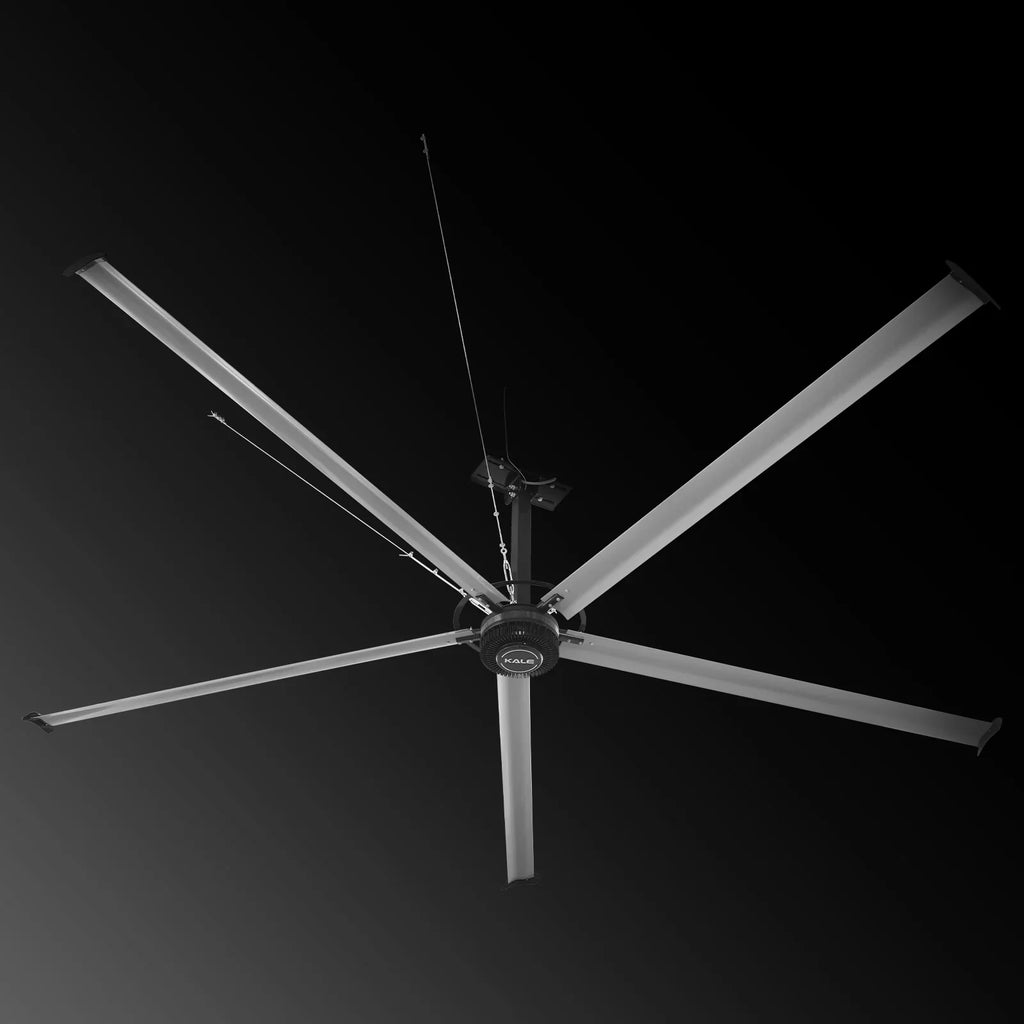 16FT HVLS Industrial Ceiling Fan 208-240V 3Ph - Energy Efficient Large Area Air Circulation for Fan Warehouses & Factories, 16FT3PH