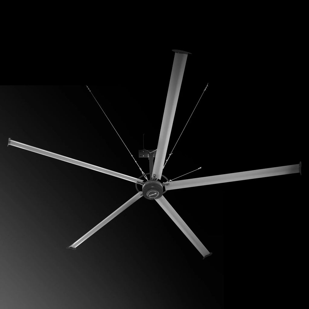 20FT HVLS Industrial Ceiling Fan 208-240V 1-Ph - Energy Efficient Large Area Air Circulation for Fan Warehouses & Factories,  20FT1PH