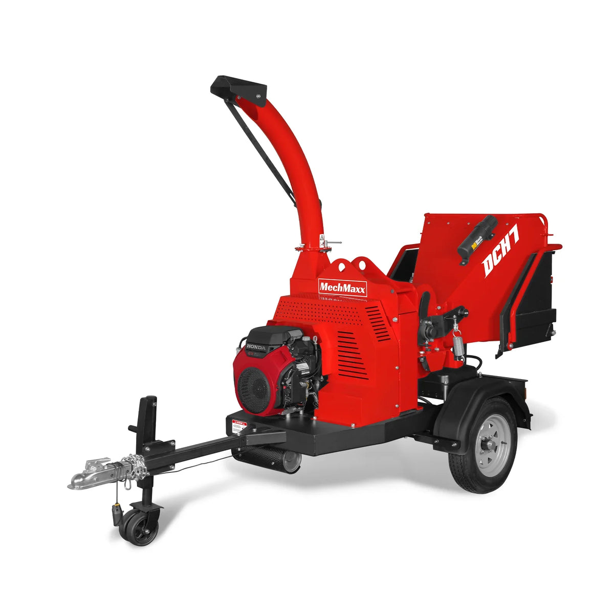 HONDA GX690 22HP 688cc Twin Cylinder Gasoline Engine Powered 7" Hydraulic Feeding Commerical Wood Chipper,  DCH7