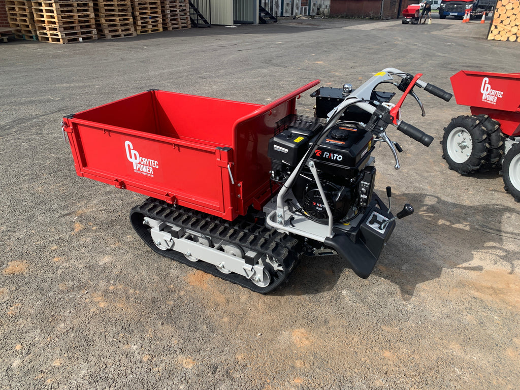 Crytec 500kg | 300cc 12HP | Pro Model | Tracked Mini Dumper | Japanese Gearbox | CRD50HU-R