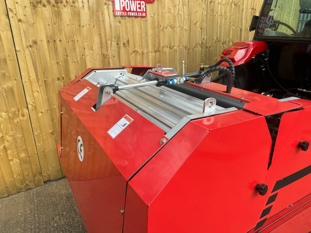 Crytec 870 Compact Round Mini Hay Baler For Tractor Small Holding Farm
