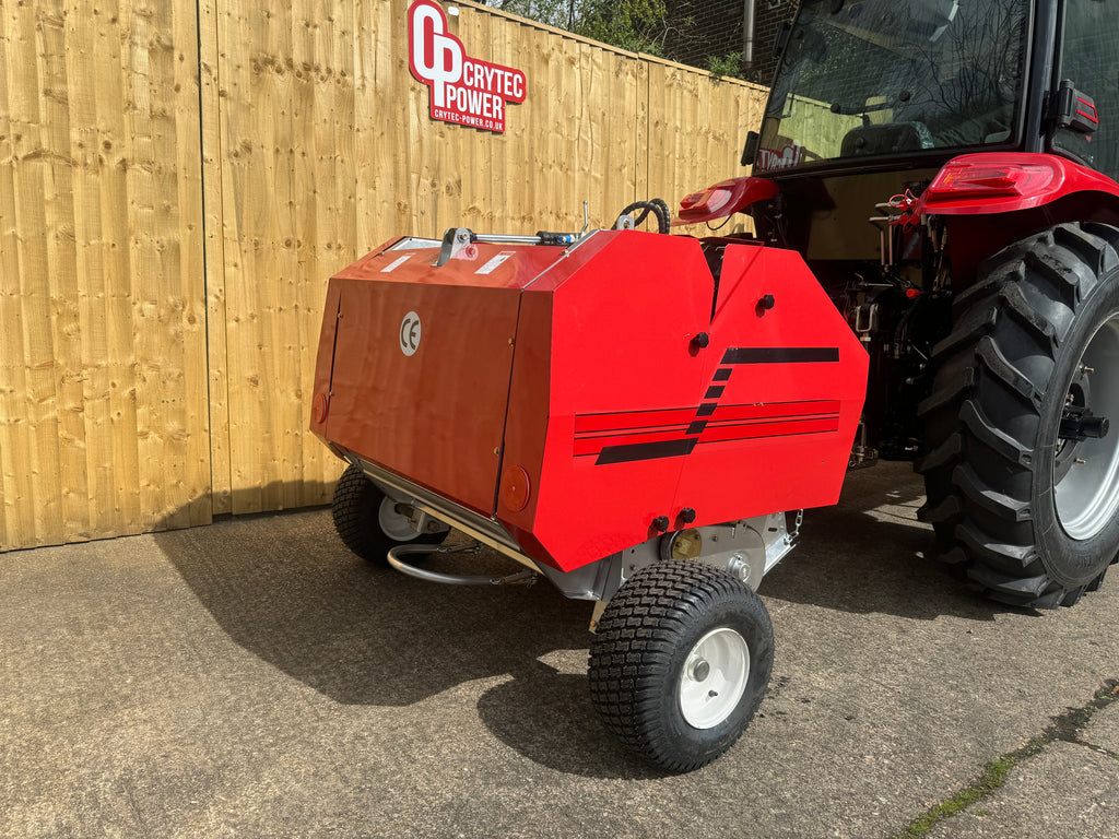Crytec 890 Compact Round Mini Hay Baler For Tractor Small Holding Farm