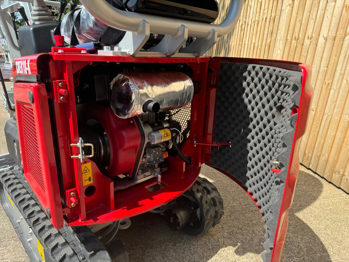 Crytec 1 Tonne Mini Excavator CREX10-K | Koop Diesel Engine | 10HP 7.6KW Power | 1550mm Depth l Digger