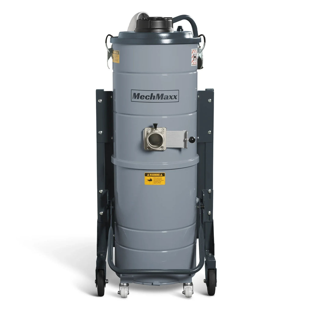 Industrial Wet/Dry Vacuum Cleaner with HEPA Filter Continuous Duty 8.6 HP 364 CFM 26.4 Gallon - 480V 3Phase,  IVB480