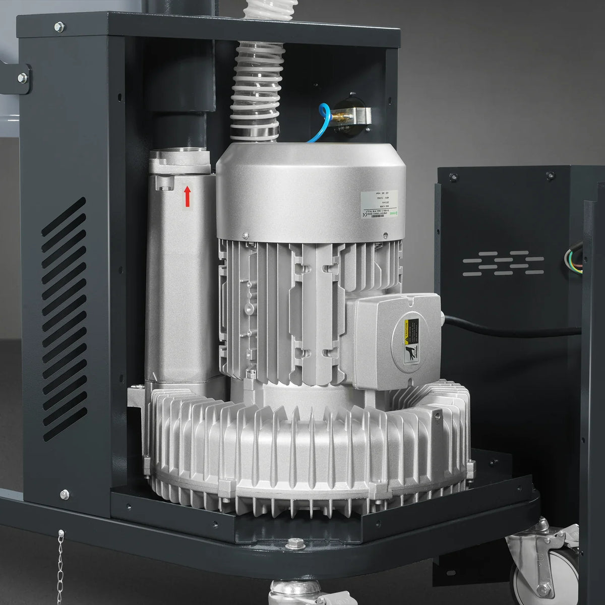 Industrial Wet/Dry Vacuum Cleaner with HEPA Filter Continuous Duty 8.6 HP 364 CFM 26.4 Gallon - 480V 3Phase,  IVB480