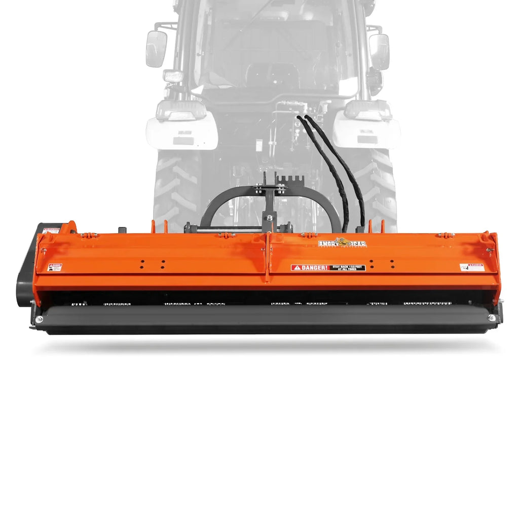 87" Heavy Duty PTO Flail Mower with Hydraulic Side Shift 3 Point 50-90 hp,  KDK87H