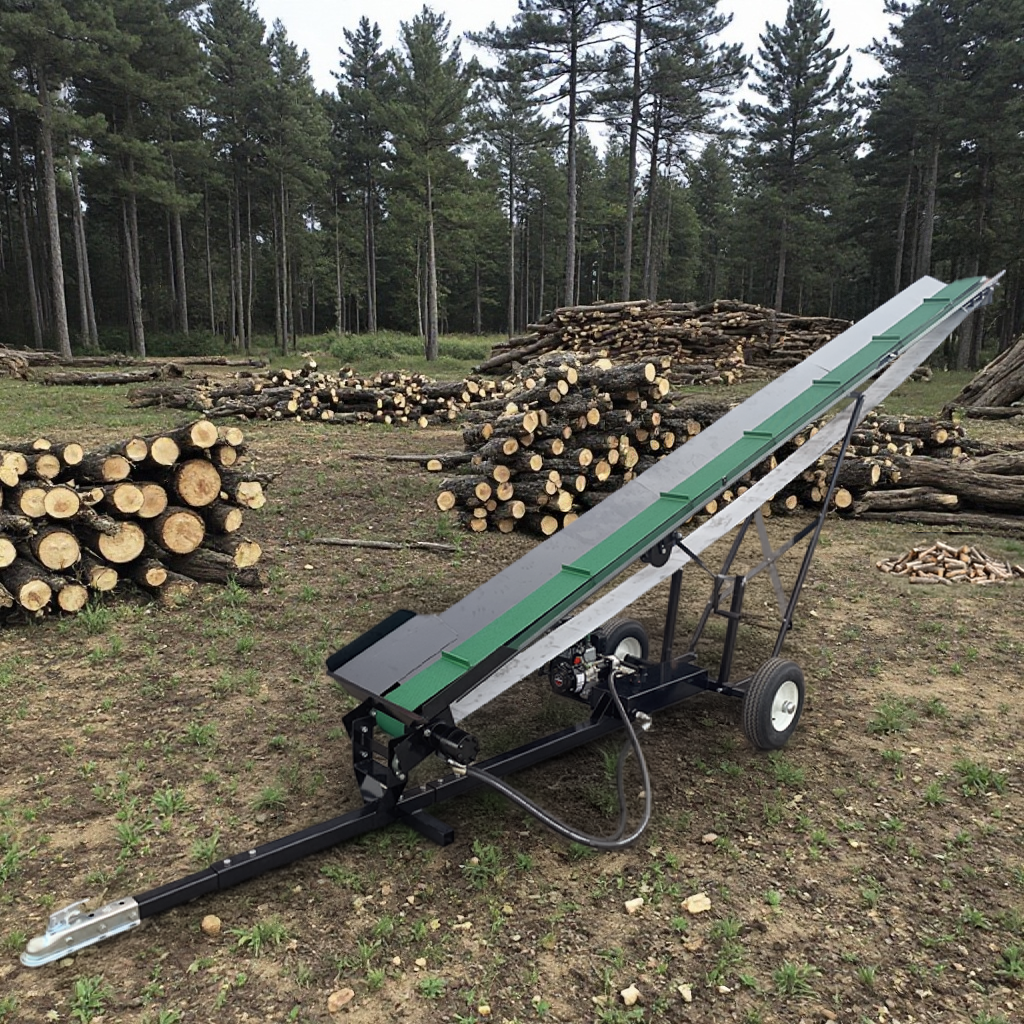 Petrol Powered Conveyor Belt 2.5hp Lifan Engine Towable
