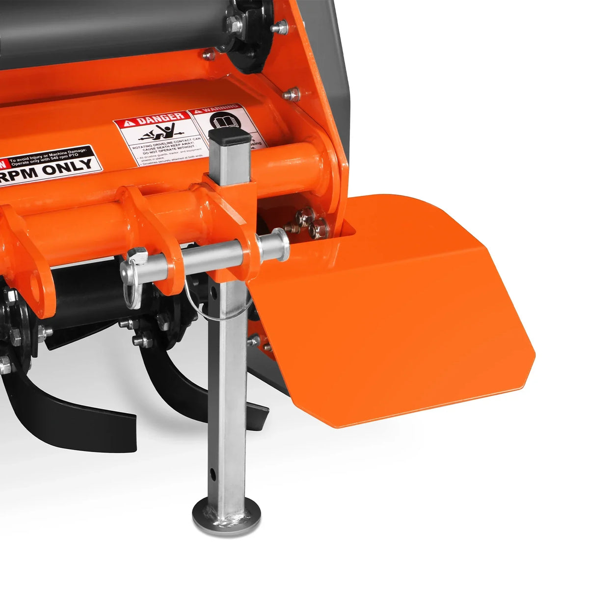 42 in Rotary Tiller, 3 Point Hitch Cat.1, Chain Drive, PTO Shaft Included with Shear Bolt, 15–35 HP, LRT42