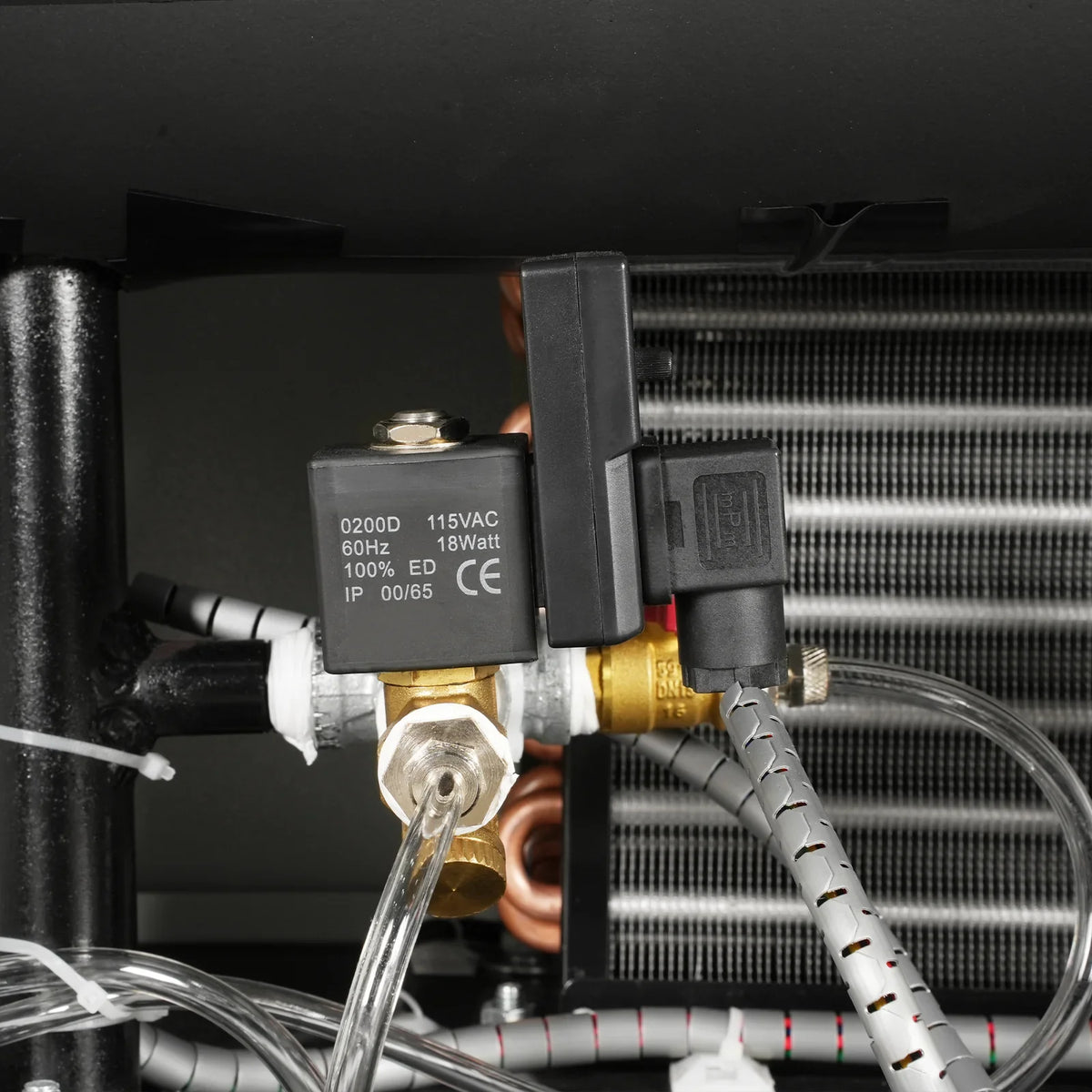 High Inlet Refrigerated Air Dryer 50 CFM, Max 176°F Inlet Temperature Compressed Air Dryer, 120V 0.6KW, 35.6°F Dew Point, Max 145 PSI, Dual Electronic & Manual Drain, Intelligent Control