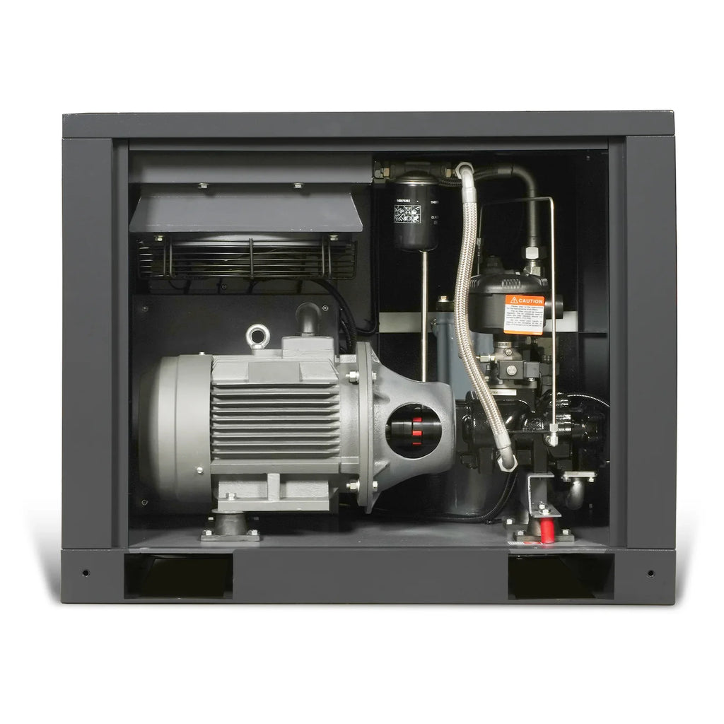 10HP Rotary Screw Air Compressor - 32 CFM,  116 PSI,  460V 3-Phase | Industrial-Grade