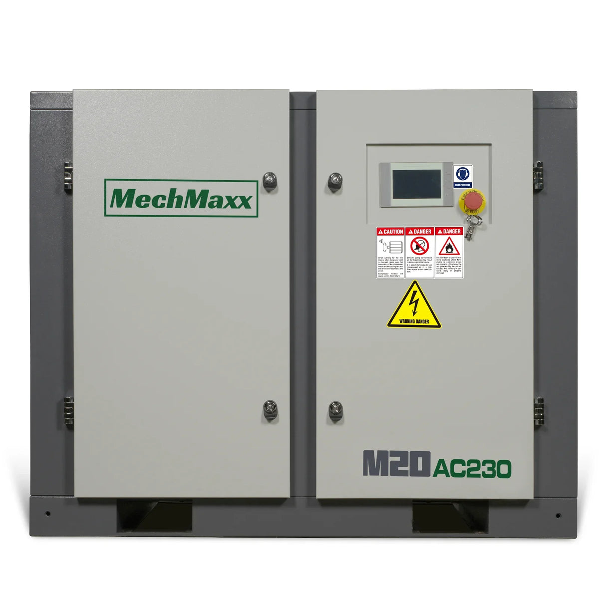 20HP Rotary Screw Air Compressor - 78 CFM,  116 PSI,  230V 3-Phase | Industrial-Grade