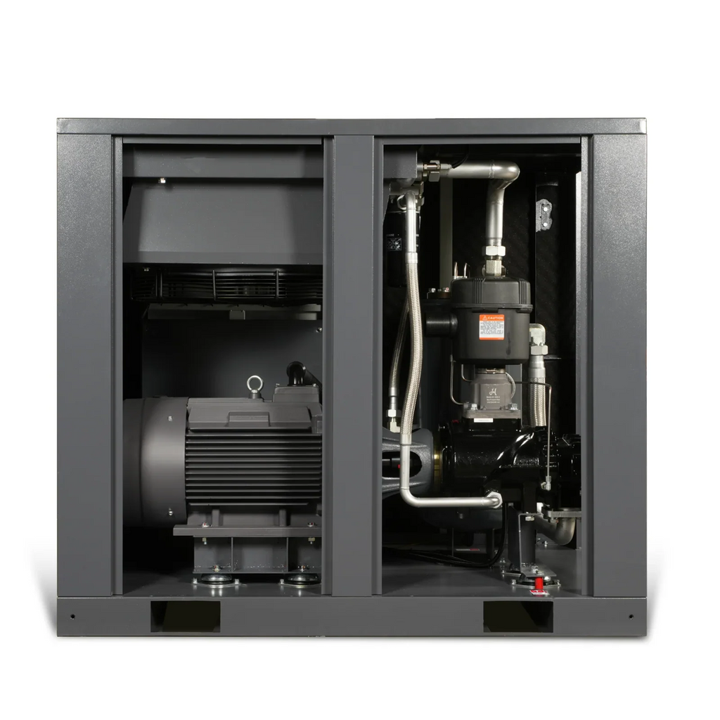 50HP Rotary Screw Air Compressor - 220 CFM,  116 PSI,  230V 3-Phase | Industrial-Grade