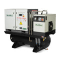 10HP Combined Rotary Screw Air Compressor with Dryer & 66-Gal ASME Tank | 32 CFM,  116 PSI,  230V 3-Phase - Industrial Grade