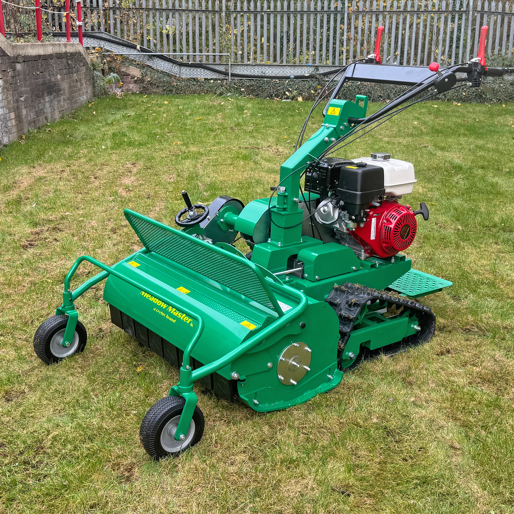 Meadow Master 12hp Compact Pedestrian Tracked Walk Behind Flail Mower | Honda GX390