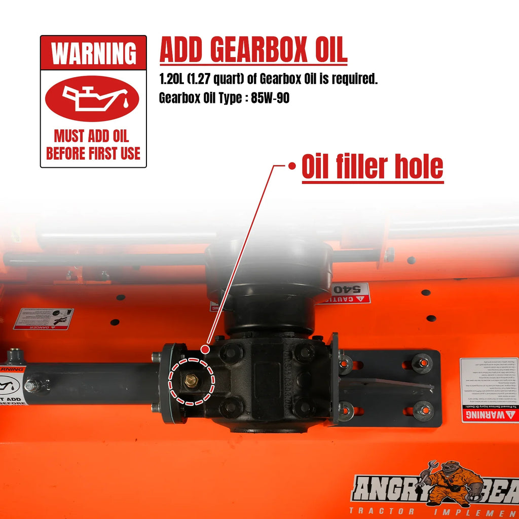 60” PTO Flail Mower with Hydraulic Side Shift 3 Point 30-60hp , NAM60H