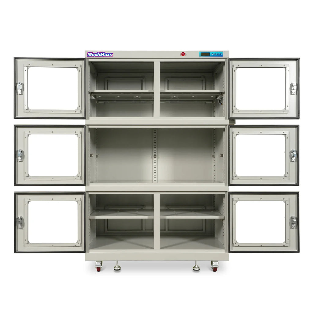 1-60% RH Nitrogen Dry Cabinet 1430L ESD Desiccator Cabinet Low Humidity Storage,  White,  NC1430BW-6