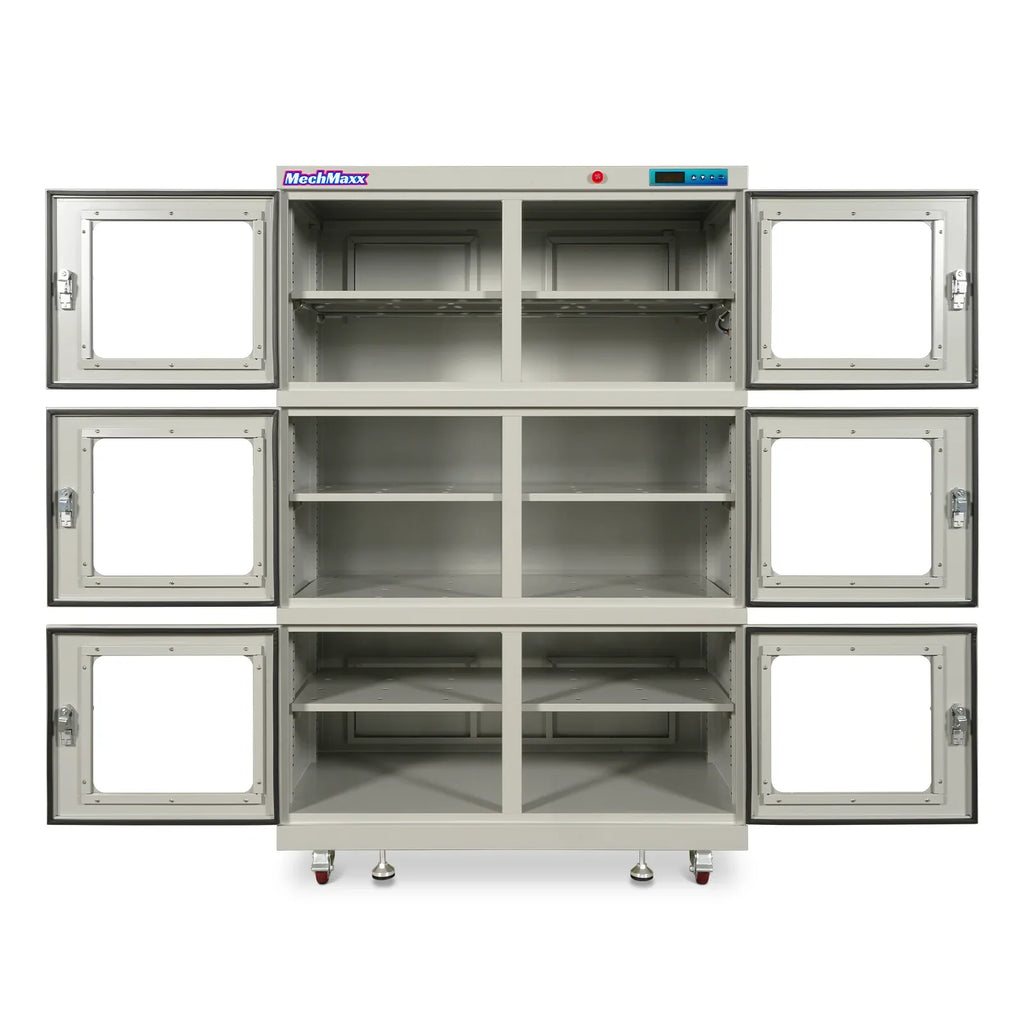 1-60% RH Nitrogen Dry Cabinet 1430L ESD Desiccator Cabinet Low Humidity Storage,  White,  NC1430BW-6
